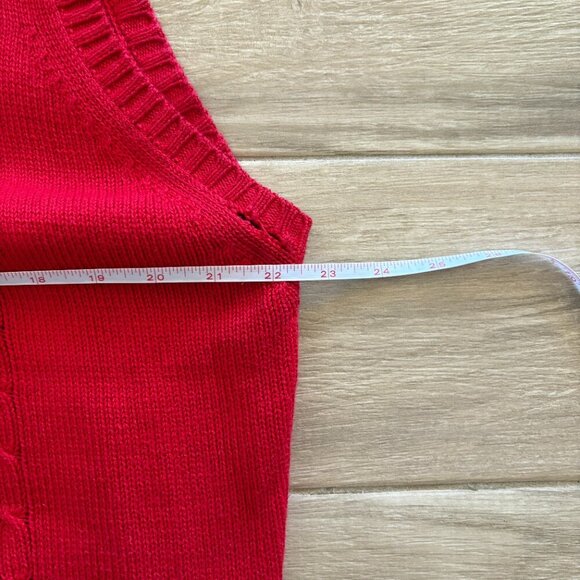 Vintage Arizona Wildcats Sweater Vest Men's XL Red Knit Rebounders Club 80s RARE - Picture 10 of 11